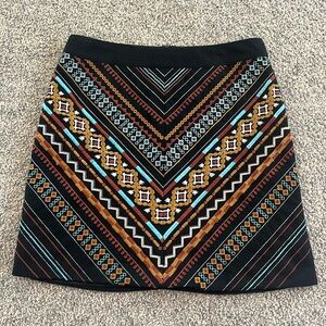 Rockin C Women’s Embroidered Skirt Size Small